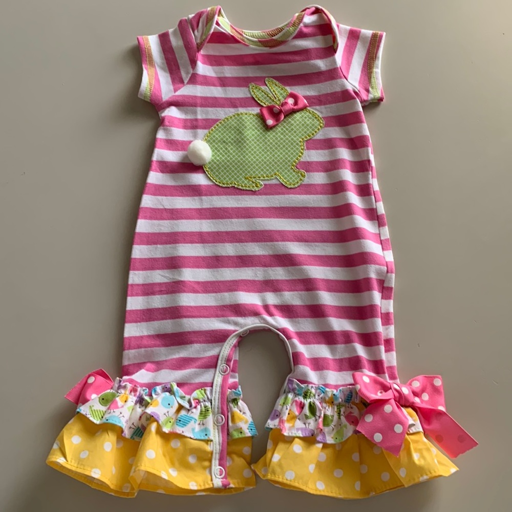 Peaches & Cream Baby Girl Onsie